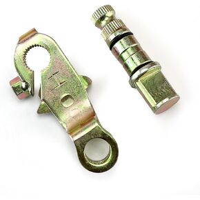 Minho Rear Drum Brake Arm Rocker Cam Compatible with Chinese GY6 49CC 50CC 80CC 139QMB 139QMA Engine Taotao Jonway Roketa ATV Go Kart Dirt Pit Bike Parts