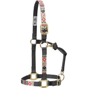 Weaver Leather Adjustable Patterned Nylon Horse Halter