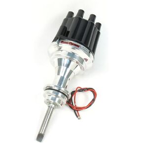 Pertronix D7143800 Flame-Thrower Non Vacuum Black Cap Billet Electronic Distributor with Ignitor III Technology for Chrysler/Dodge/Plymouth 426-440