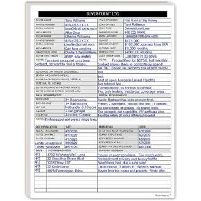 Real Estate Agent Supplies - Daily Planner Task List Notepad. Simple one page document with calendar, task lists, call and mileage log. Keep organized & focused on selling real estate. 8.5 X 11