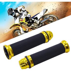 HiSport Universal Motorcycle Handlebar Grips 7/8 inch-2PCs Motorcycle Hand Grips Non-Slip Comfort Grips for Most Motorcycle Handlebars