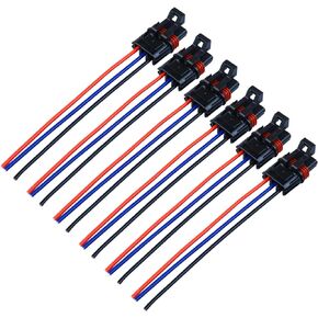 Pulse Power Plug Pigtail Connector Compatible with 2018 2019 2020 2021 Polaris Ranger XP 1000 / RZR/Pro RS1 General Bus Bar Harness Pigtail Connectors 6Pcs Yellow Red Black