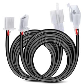 Nilight 2PCS التوصيل والتشغيل 22AWG 5 أقدام الأسلاك تسخير التبديل طقم تمديد لشريط ضوء العمل LED للطرق الوعرة، ضمان لمدة عامين
