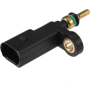 F FIERCE CYCLE Coolant Temperature Sensor for Audi A3 Durable No.04E919501C Water Temp Sensor Gold Tone Inner