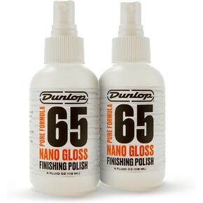 JIM DUNLOP Pure Formula 65 Nano Gloss Finishing Polish 4oz-2 Pack (2P6604)