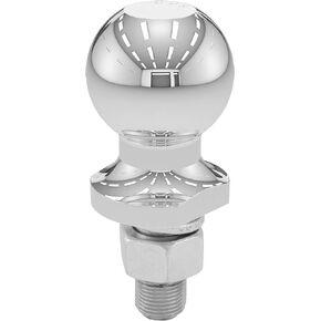 CURT 40099 Chrome European Trailer Hitch Ball, 1,600 kg, 50mm Diameter, 3/4-Inch x 50mm Shank