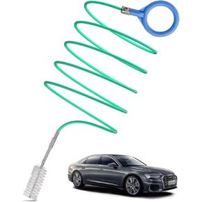 Auto Sunroof Drain Cleaning Tool, 78 Inch Flexible Drain Brush Long Pipe Cleaners for Car, Tube Cleaning Brush Slim Drain Dredging Tool Perfect for Car Sunroof, Windshield Wiper Drain Hole