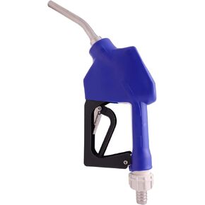 DEF/Antifreeze Automatic Nozzle 3/4"Inch Inlet,Body in Acetal,with Stainless Steel Spout and Three Notch Hold Open Clip 360 degree Rotating Connector Max Flow Rate 16 GPM 1/2"(15mm) Spout