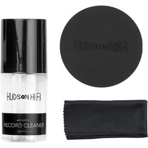 Vinyl Record Cleaning Kit - Record Cleaning Solution with Microfiber Cloth and Label Protector - Record Cleaner Kit for LP Care, 3-in-1 Vinyl Cleaning Kit for Record Player Accessories
