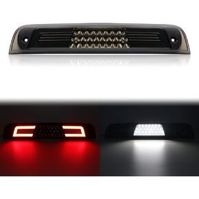 SHINEFIT LED Third Brake Light Smoked Compatible with 2019 2020 2021 2022 2023 2024 RAM 1500 Rear High Mount 3rd Brake Lights 68298380