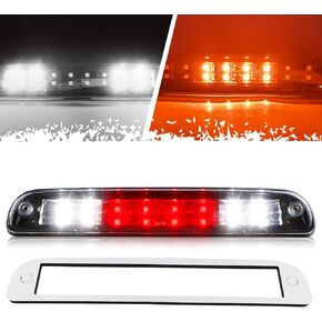 LED 3rd Brake Light, Waterproof Cargo lamp High Mount Stop Light for 99-16 Ford F-250 F-350 Super Duty, 01-05 Explorer, 93-11 Ford Ranger, 94-10 Mazda B2300 B4000 (Black Housing Smoke Lens)