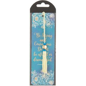 Be Strong and Courageous Beaded Bookmark in Kuwait