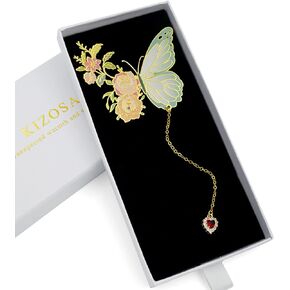 Butterfly Bookmarks for Women,Cute Funny Metal Bookmark,Unique Gifts Book Markers for Women Book Lovers,Teacher Appreciation Gifts,Valentine Mother's Day Christmas New Year Birthday Gift