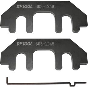 DPTOOL Camshaft Holding Tool Timing Alignment Holder Tool Kit Compatible with Ford Lincoln Mercury 3.5L 3.7L 4V Engines Replace 303-1248 303-1530 OTC 6682 with RT11 Removal Socket and Portable Case