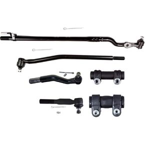 OCPTY - New 6-Piece fit for Only for 4WD 2000-2005 for Ford Excursion for F-250 for F-350 Super Duty-2 Front Outer 1 Inner Tie Rod End 1 Outer Tie Rod End At Pitman Arm 2 Adjusting Sleeve