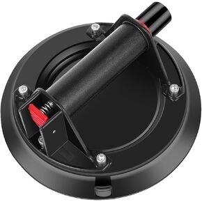 كوب شفط زجاجي مفرغ لرفع الزجاج/الجرانيت/البلاط، أكواب شفط زجاجية مقاس 8.1 بوصة توفر سعة تحميل تصل إلى 425 رطلًا، رافع مصاصة زجاجي شديد التحمل لتحريك زجاج كبير/جرانيت/بلاط/نافذة، عبوة من قطعتين in Kuwait