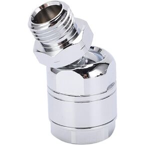 EVTSCAN 360 Degree Swivel Stainless Steel Scuba Diving Adapter, for Second Stage Regulator and Regulator Hose, Universal Leak Proof, Comfortable Fit, Easy Breathing