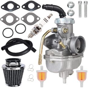 PZ20 Carburetor for 50cc 70cc 90cc 110cc 125ccr Kazuma Baja TaoTao 110B NST SunL Chinese Quad 4 stroke ATV 4 wheeler Go kart Dirt Bike Honda CRF50F XL75 CRF80F XR50R PZ20