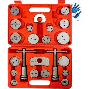 Brake Caliper Compression Tool 24-Piece Disc Brake Caliper Tool Set Caliper Piston Compressor Tool Brake Caliper Tool