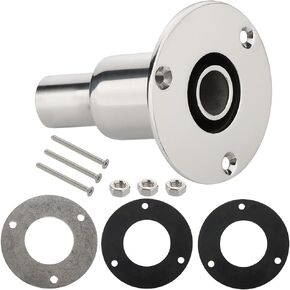 24mm Stainless Steel 316 Straight Thru Hull Exhaust, Socket Hardware in Saudi Arabia