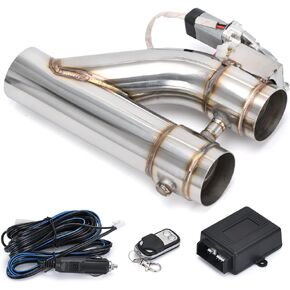 PQY Universal 3 Inch Stainless Steel Exhaust Pipe Kit