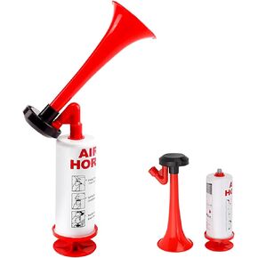 Loud Air Horn, Chazcool Handheld Air Horn Loud Noise Maker Safety Boat Car Sports Events Bear Handheld Air Pump Horn Loud Safety Reusable Horn for Boats