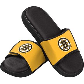 FOCO Mens NHL Team Logo Sport Shower Foam Slide Flip Flop Sandals
