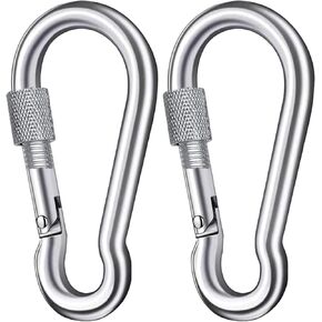 Diving Carabiner Diving Clips Heavy Duty 304 Stainless Steel Clip for Outdoor Snorkeling Water Sports