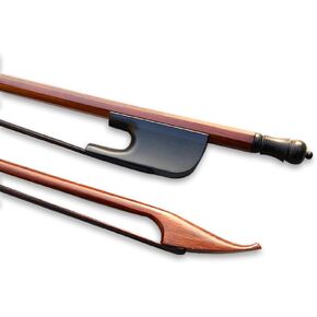 Yinfente 4/4 Violin Bow Barzilwood Baroque Bows Outward timber Black Bow Hair Full Size Bows