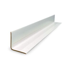IDL Packaging Cardboard Edge Protector 2" x 2" x 12", Pack of 50 – White Kraft Cardboard Corner Protectors for Shipping – V-Board Reinforced Pallet Edge Protector – Eliminates Shifting of Packaging