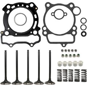 Intake Exhaust Valve Lifter Bucket Spring Gasket Cotters Compatible with Yamaha YZ250F 2001-2013 WR250F 2001-2013