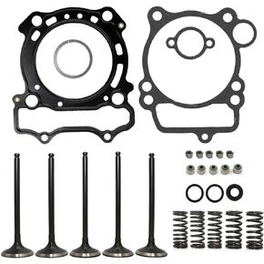 Engine Intake Exhaust Valve Gasket Kit Compatible with Yamaha YZ250F WR250F 2001-2013