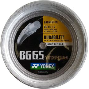 Yonex BG 65 Ti 200m Racquet String.