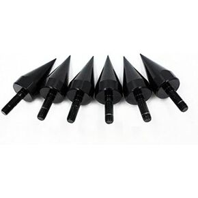 XKMT-Universal Black Spike Bolts Compatible with Windscreen Fairings License Plate [B00YWCQKTC]