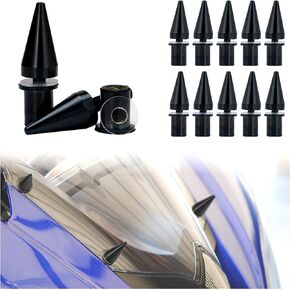 Rolling Gears Aluminum Anodized Spike Motorcycle Fairing Bolts Windscreen Bolts Windshield Screws Set (10 Pieces) Gold in Kuwait