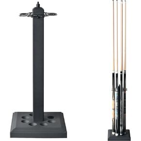 CROWN ME Floor stand metal billiard cue rack, pool cue holder-Finish Brown