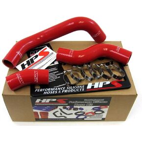 HPS 57-1226-RED-2 Red Silicone Radiator Coolant Hose Kit