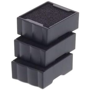 Trodat Replacement Ink Cartridge 6/4921 - Pack of 3 Color Black
