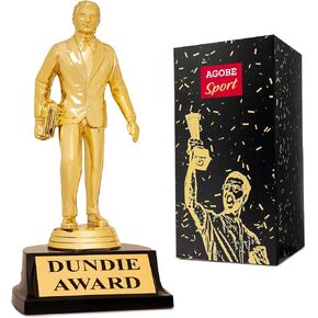 جائزة Dundie Award لـ The Office Bobblehead - عرض أفضل مستوى لـ Dundee Gag كهدية مرحة لتذكارات Dunder Mifflin