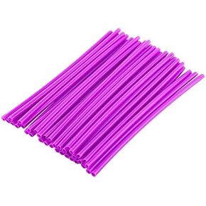 VGEBY 36Pcs Spoke Skins,Motorcycle Dirt Bike Enduro Wheel Motocross Spoke Skins Rims Covers (Purple) Se Bike Accessories Purple Spoke Skins 26 Inch