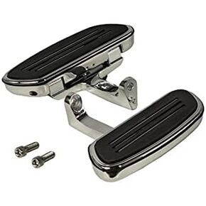 Chrome Streamliner Passenger Footboard Floor Board Mount Kit for 1993-2019 Harley Touring Models