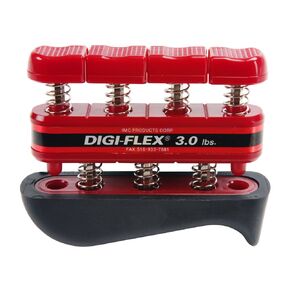 Digi-Flex-10-0741 نظام تمرين اليد والأصابع كاندو باللون الأحمر، مقاومة 3 رطل in Kuwait