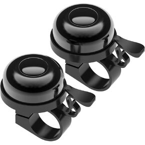 Sportout 2 Pack Bike Bell,Bicycle Bell, Loud Crisp Clear Sound for Road Bike, Mountain Bike, City Bike, Sports Bike, Cruiser Bike, BMX Bike(Diameter in 2.25cm)