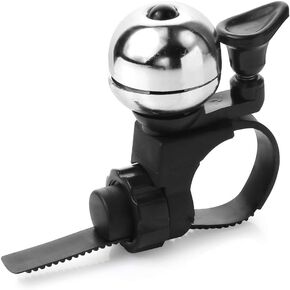 Accmor Classic Bike Bell, Adjustable Bicycle Bell Fits Any Bike Handlebar, Universal Bike Bell Loud Crisp Clear Sound Bike Bell for Adults Kids Bike