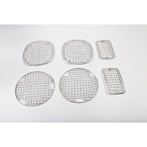 Rugged Ridge | Stone Guard Kit, Stainless Steel | 11102.03 | Fits 1997-2006 Jeep Wrangler TJ