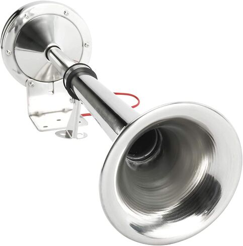 بوق قارب بحري عائم، بوق بوق 12 فولت، قرن كهربائي من الفولاذ المقاوم للصدأ للشاحنة والقارب in Kuwait