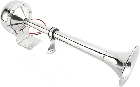 بوق قارب بحري عائم، بوق بوق 12 فولت، قرن كهربائي من الفولاذ المقاوم للصدأ للشاحنة والقارب in Kuwait