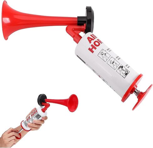 قرن هوائي محمول للسلامة، صانع ضوضاء عالية محمول، قرون هوائية للقوارب البحرية، منبه للدفاع عن النفس، مضخة هواء للتخييم، والأحداث الرياضية، وحفلات أعياد الميلاد in Kuwait