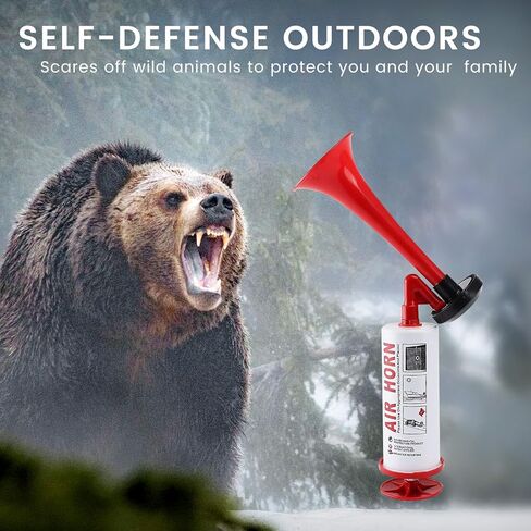 قرن هوائي محمول للسلامة، صانع ضوضاء عالية محمول، قرون هوائية للقوارب البحرية، منبه للدفاع عن النفس، مضخة هواء للتخييم، والأحداث الرياضية، وحفلات أعياد الميلاد in Kuwait