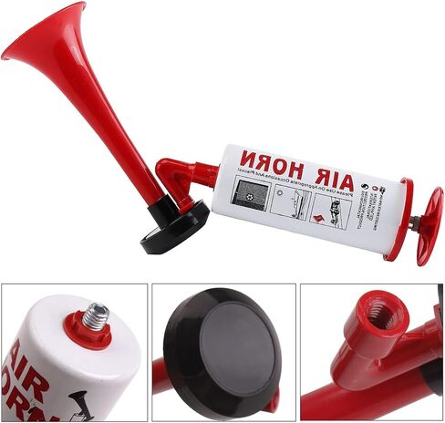 قرن هوائي محمول للسلامة، صانع ضوضاء عالية محمول، قرون هوائية للقوارب البحرية، منبه للدفاع عن النفس، مضخة هواء للتخييم، والأحداث الرياضية، وحفلات أعياد الميلاد in Kuwait